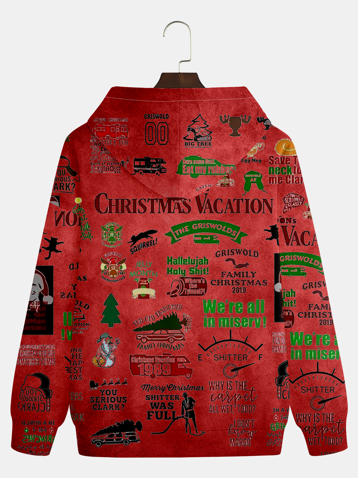 Christmas GRISWOLD Classic Illustration Hoodie Sweatshirt