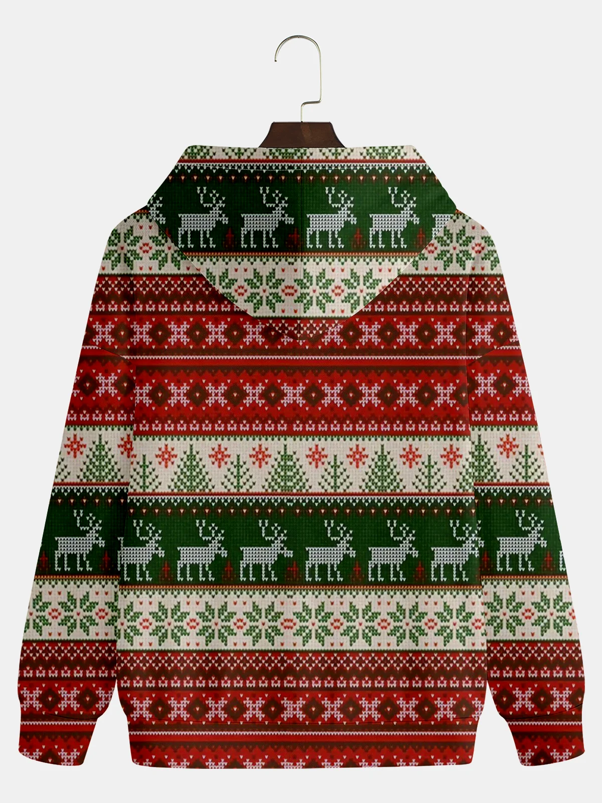 Christmas Art Texture Ugly Sweater Hoodie Sweatshirt