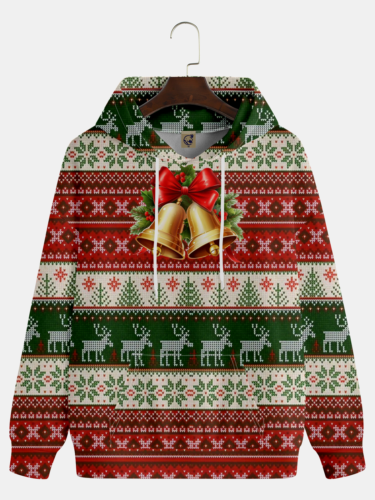 Christmas Art Texture Ugly Sweater Hoodie Sweatshirt