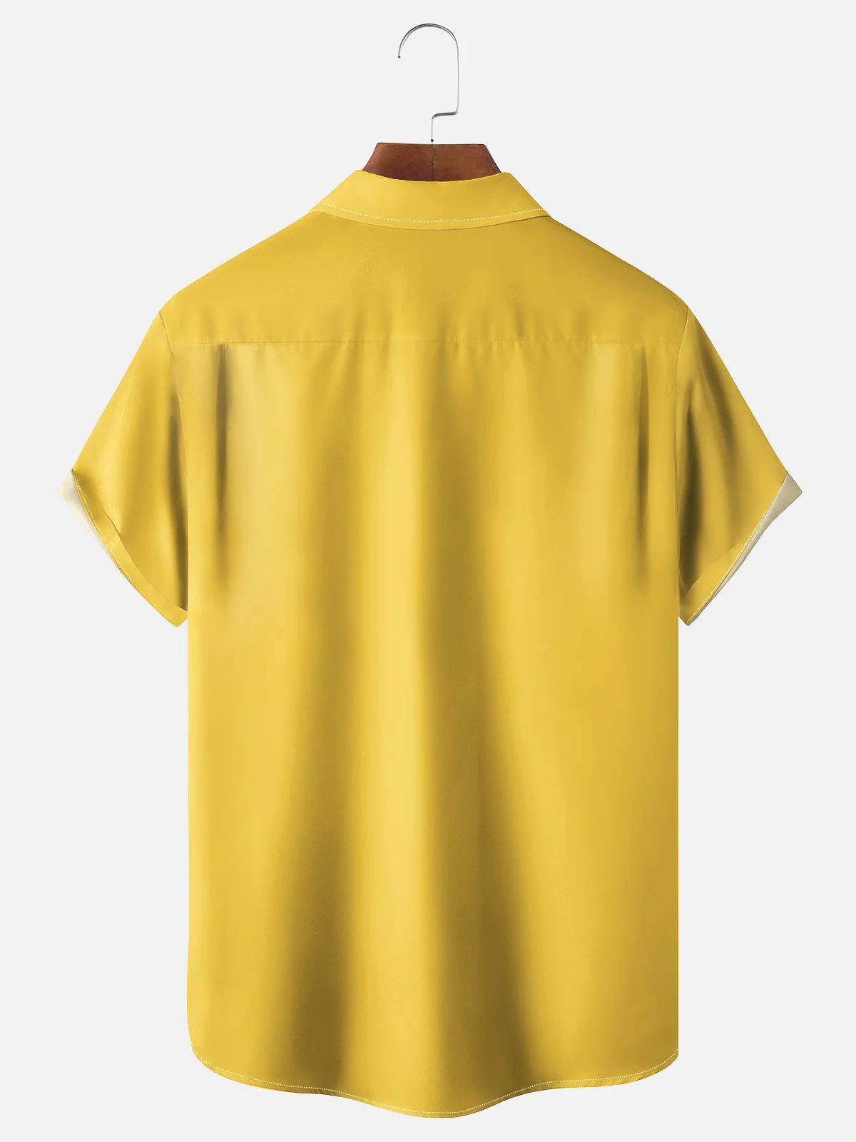 Moisture-wicking WooHoo! Peek at Homer Chest Pocket Bowling Shirt