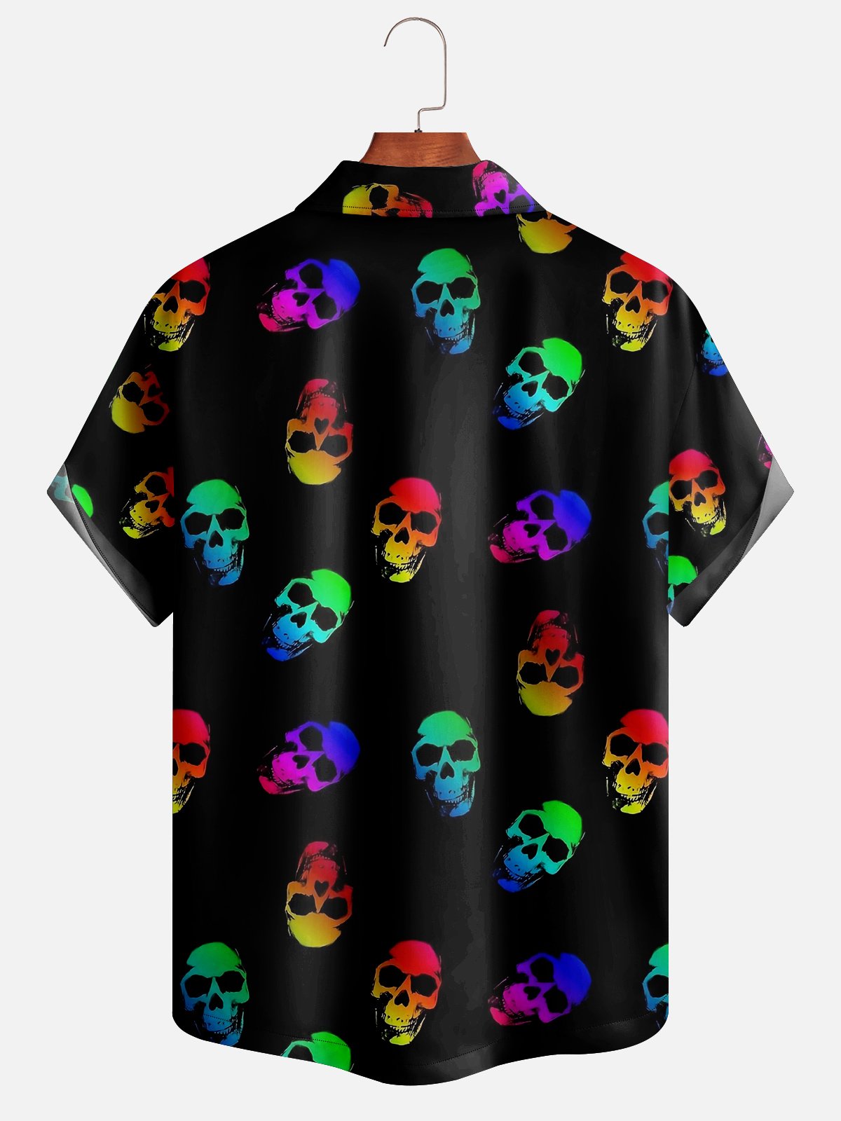 Moisture-wicking Rock Band Skull Aloha Shirt