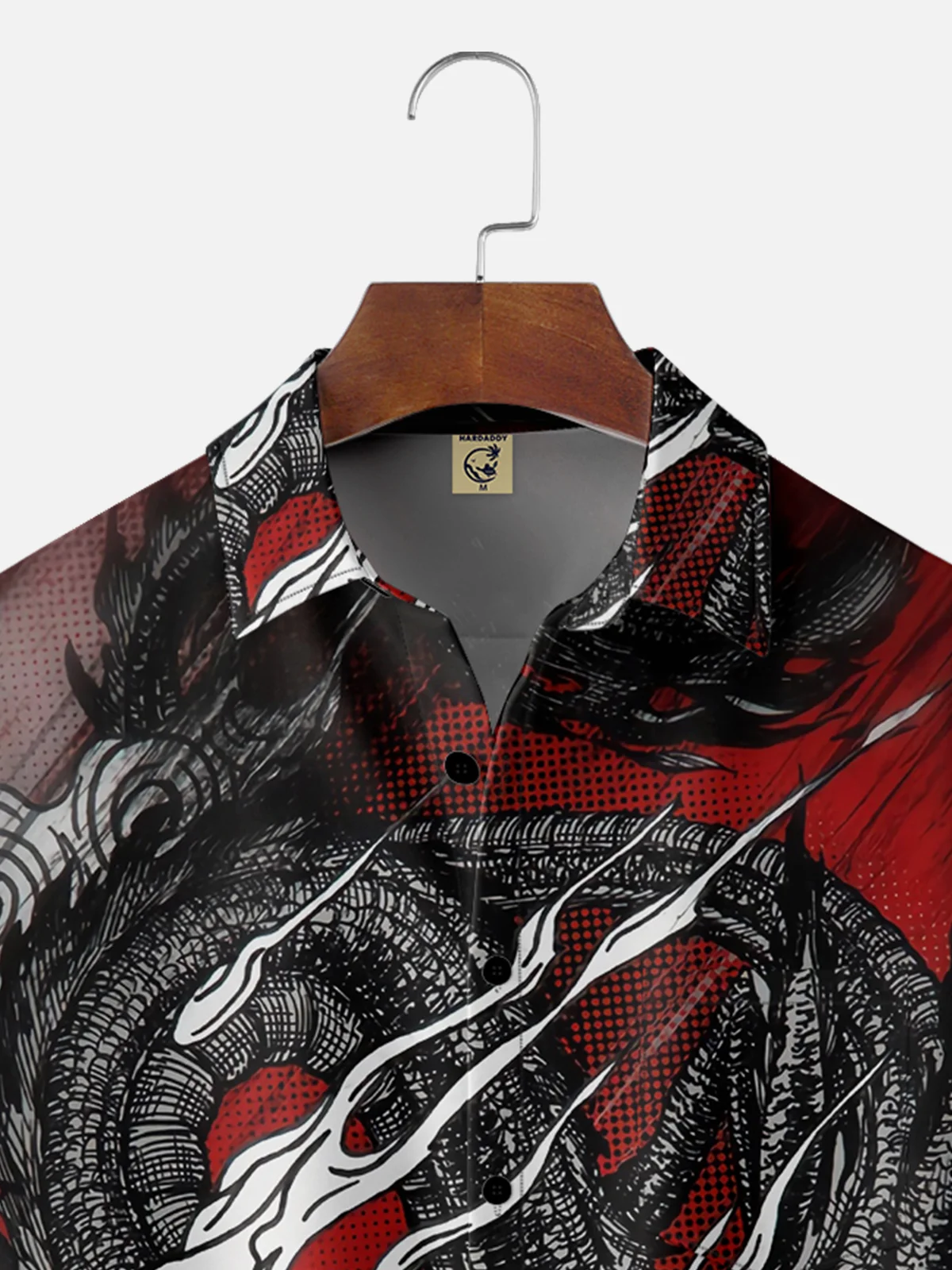 Moisture Wicking Ukiyo-e Dragon Chest Pocket Hawaiian Shirt