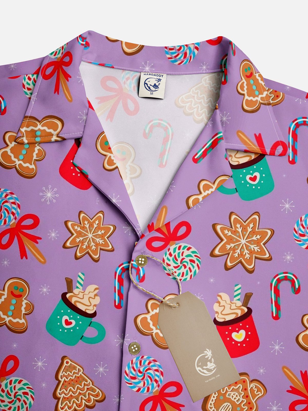 Moisture-wicking Christmas Cookies Aloha Shirt