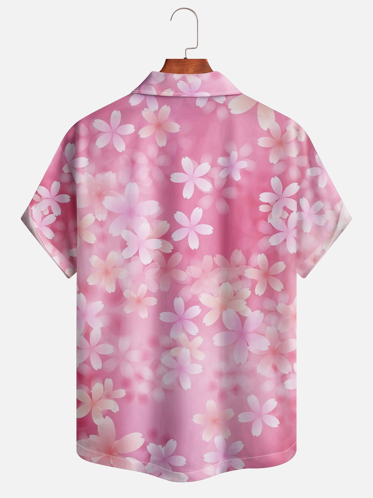 Moisture-wicking Japanese Sakura Aloha Shirt