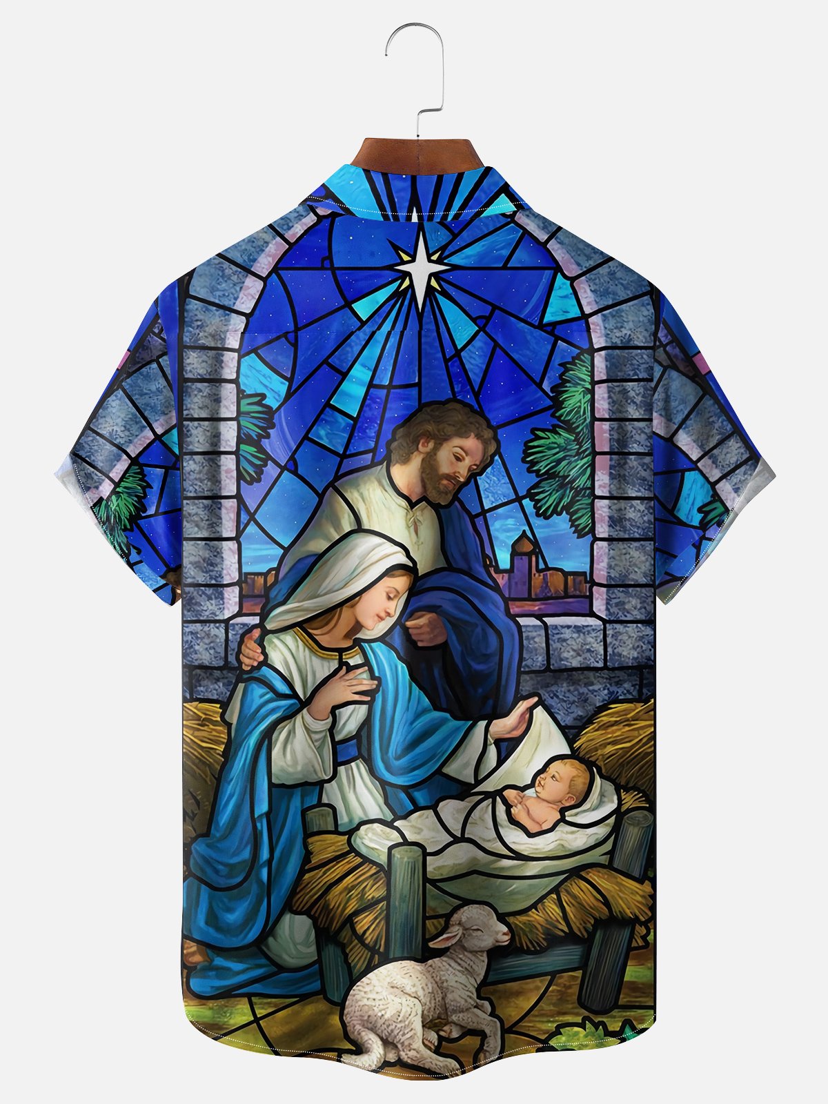 Moisture-wicking Religion Jesus Faith Chest Pocket Casual Shirt