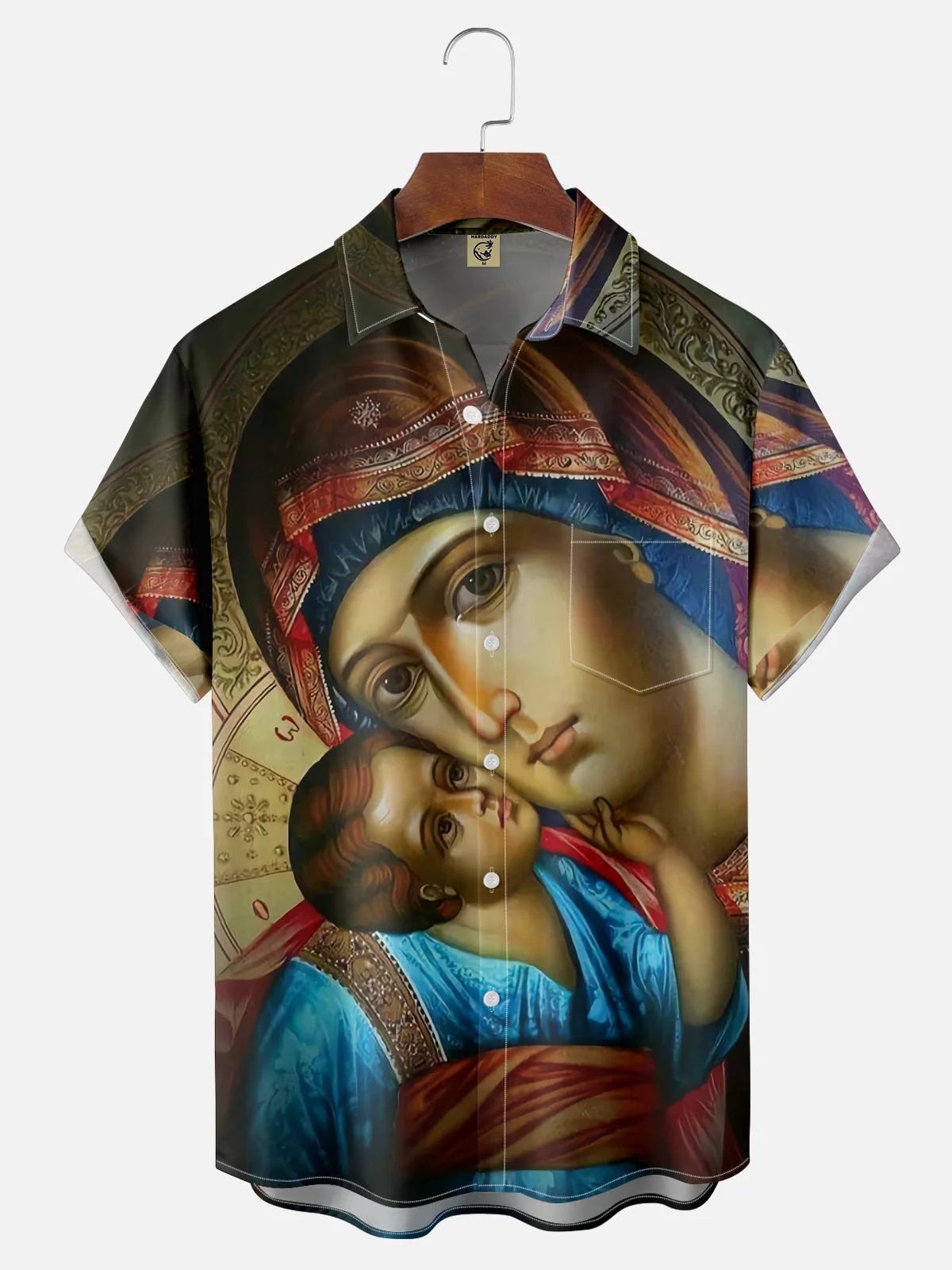 Moisture-wicking Our Lady of Religion Chest Pocket Casual Shirt