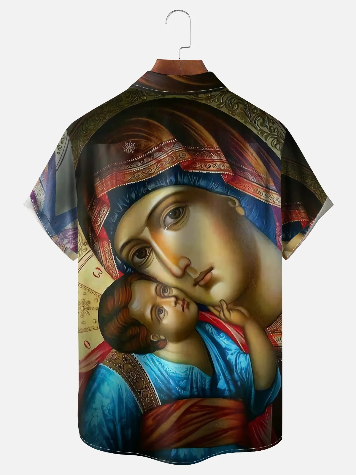 Moisture-wicking Our Lady of Religion Chest Pocket Casual Shirt