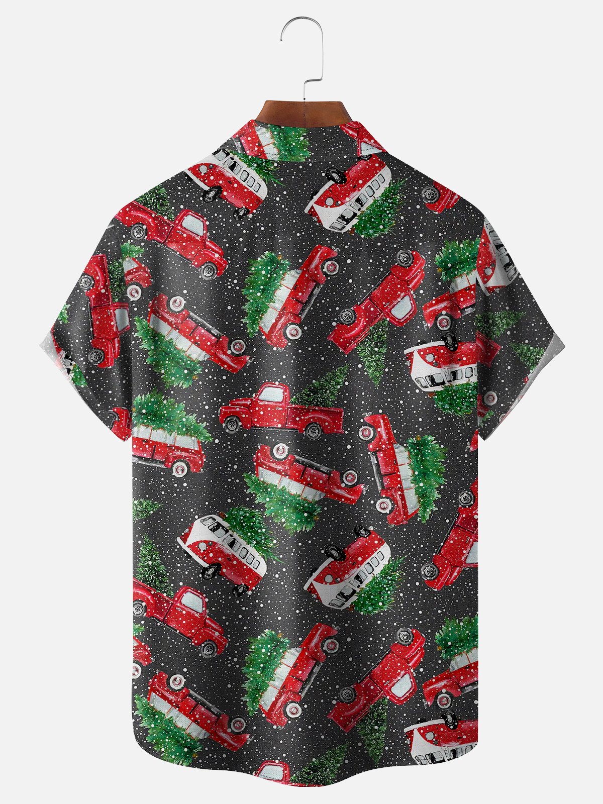 Moisture Wicking Christmas Nightmare Before Christmas Chest Pocket Hawaiian Shirt