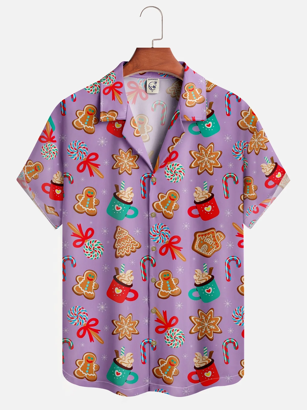 Moisture-wicking Christmas Cookies Aloha Shirt