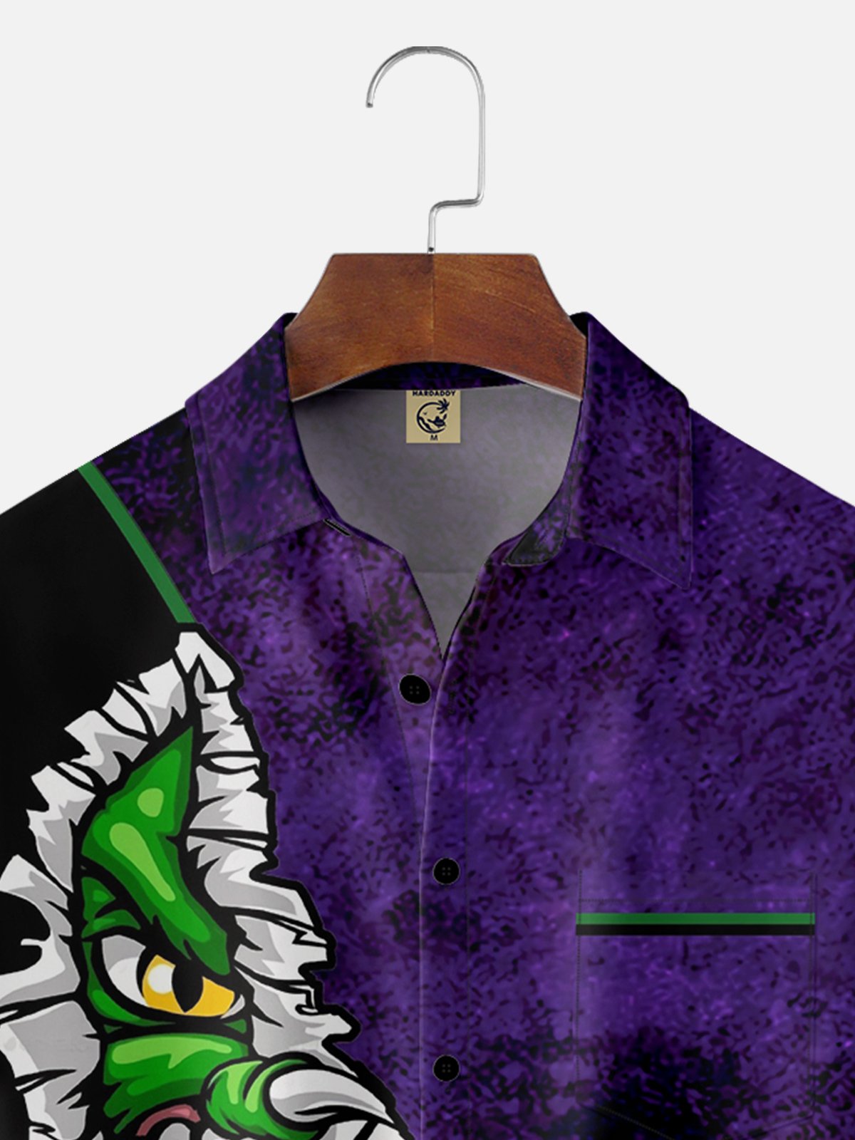 Moisture-wicking Monster Chest Pocket Hawaiian Shirt