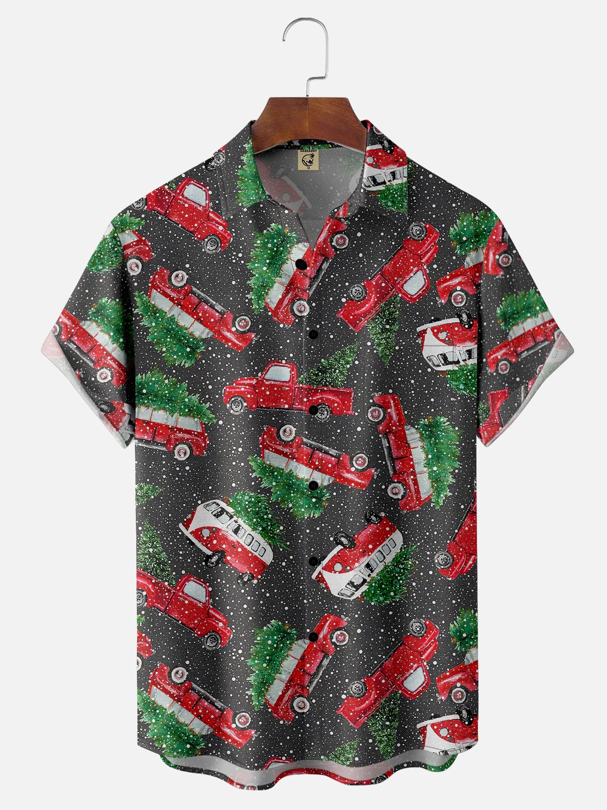 Moisture Wicking Christmas Nightmare Before Christmas Chest Pocket Hawaiian Shirt