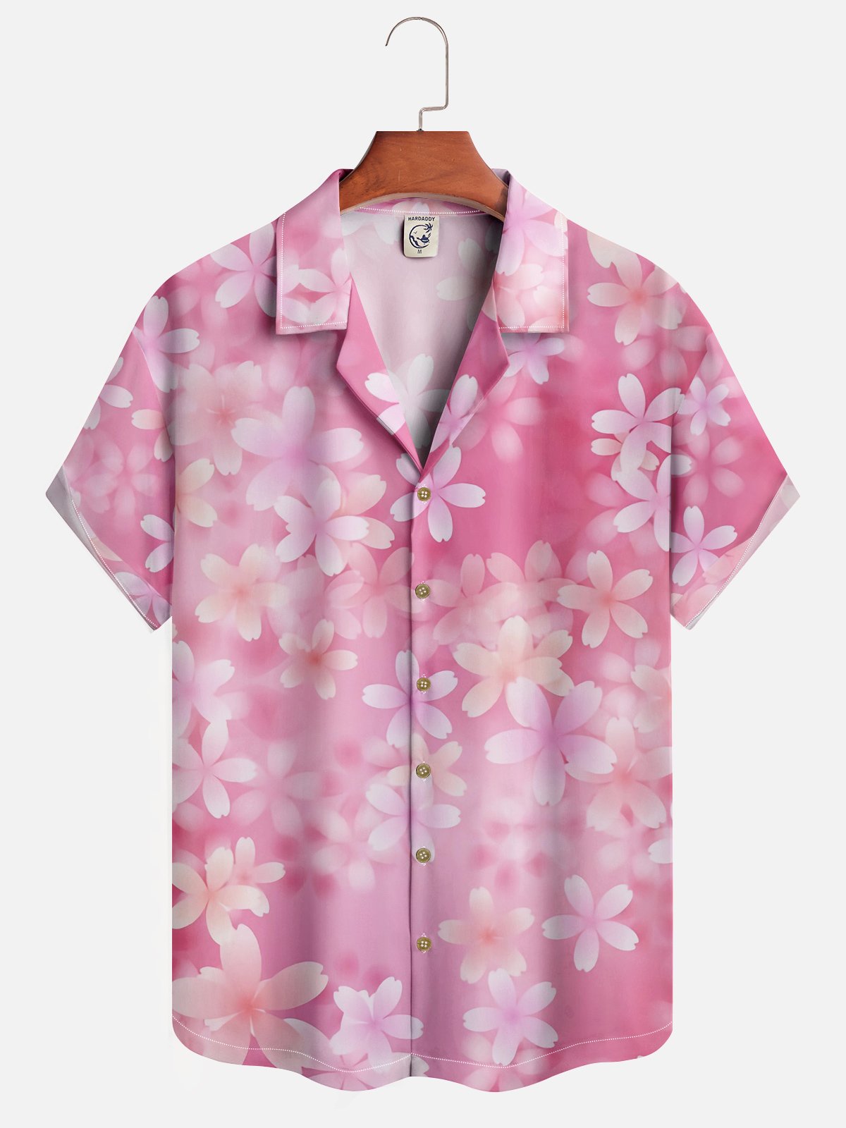 Moisture-wicking Japanese Sakura Aloha Shirt