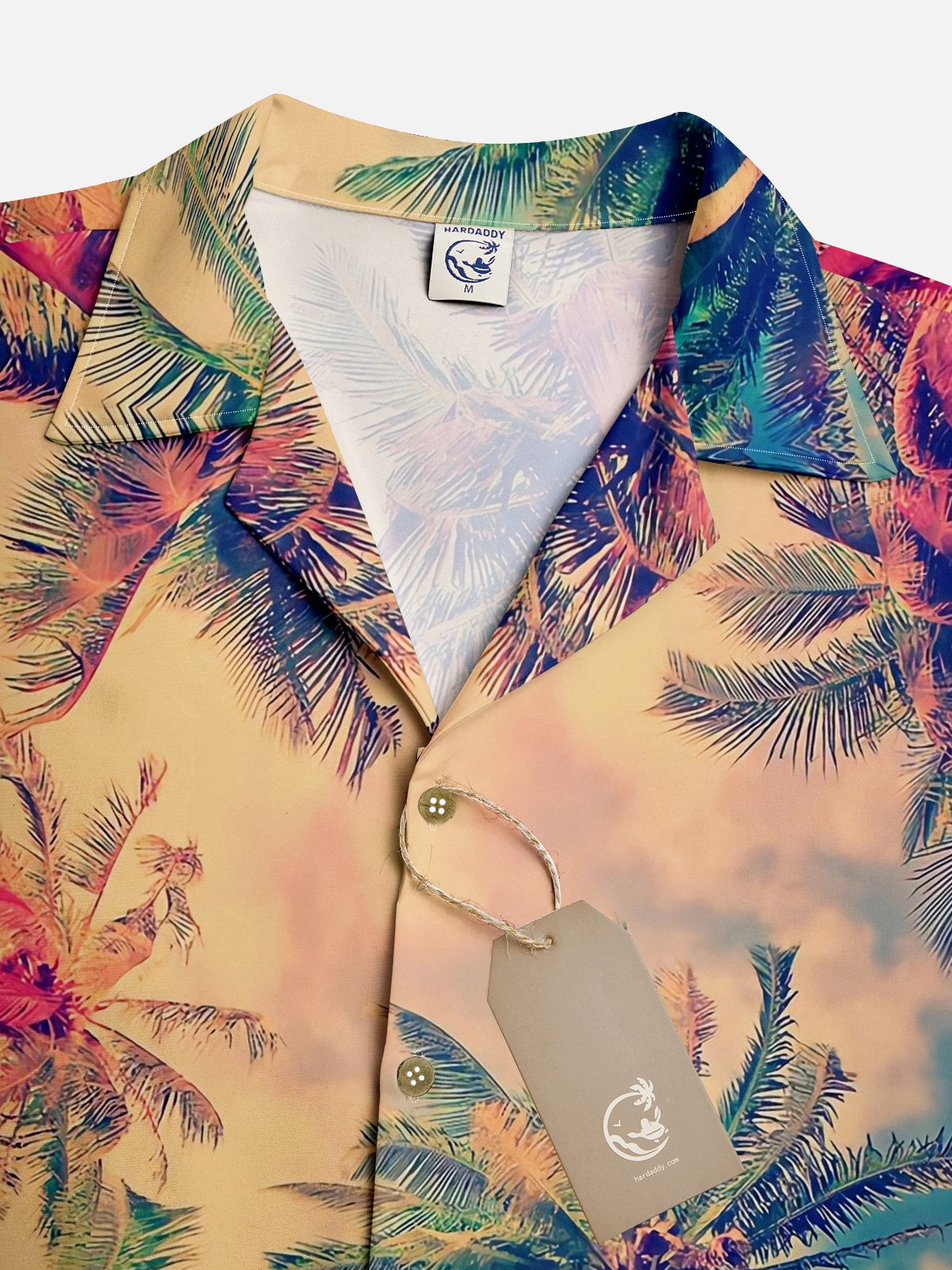 Moisture-wicking Island Coconut Tree Hawaiian Shirt