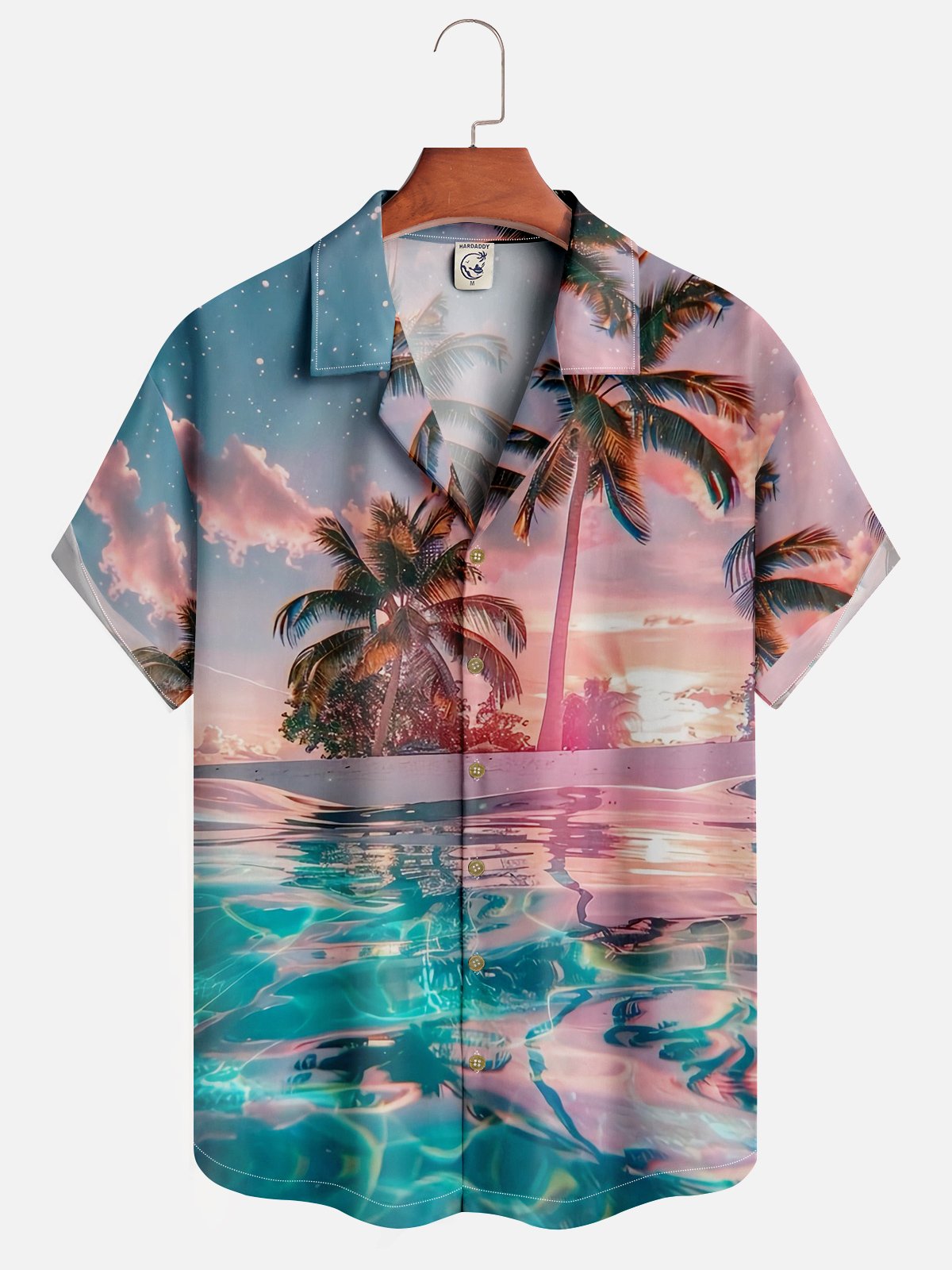 Moisture-wicking Dreamy Beach Hawaiian Shirt