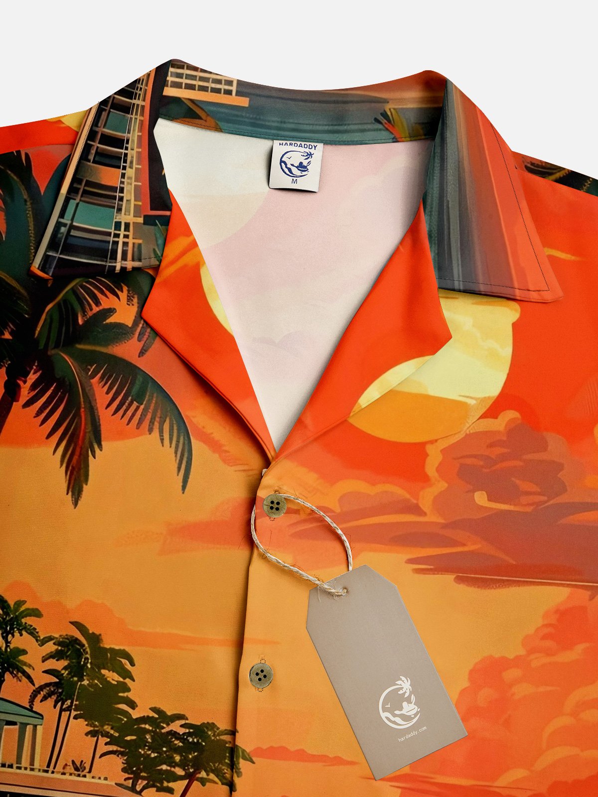 Moisture-wicking Sunset Beach Hawaiian Shirt