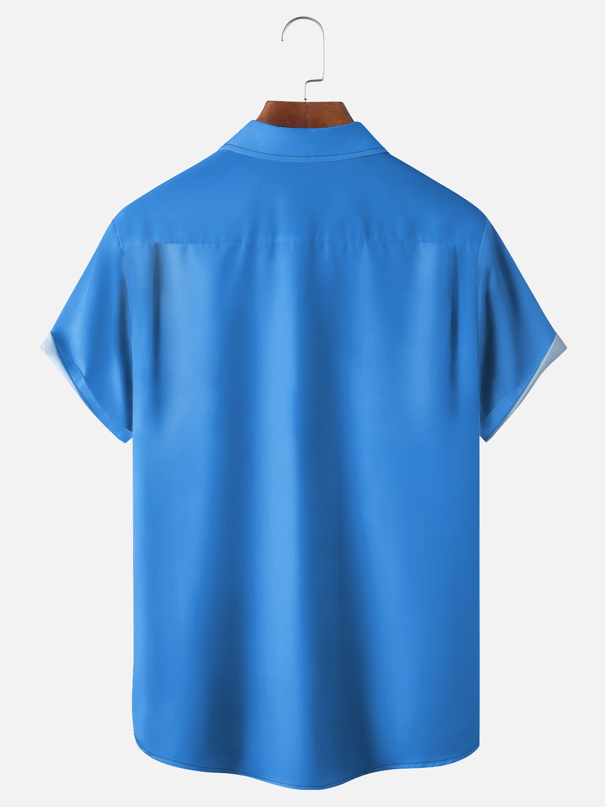 Moisture-wicking Religious Beliefs And Crosses Chest Pocket Bowling Shirt