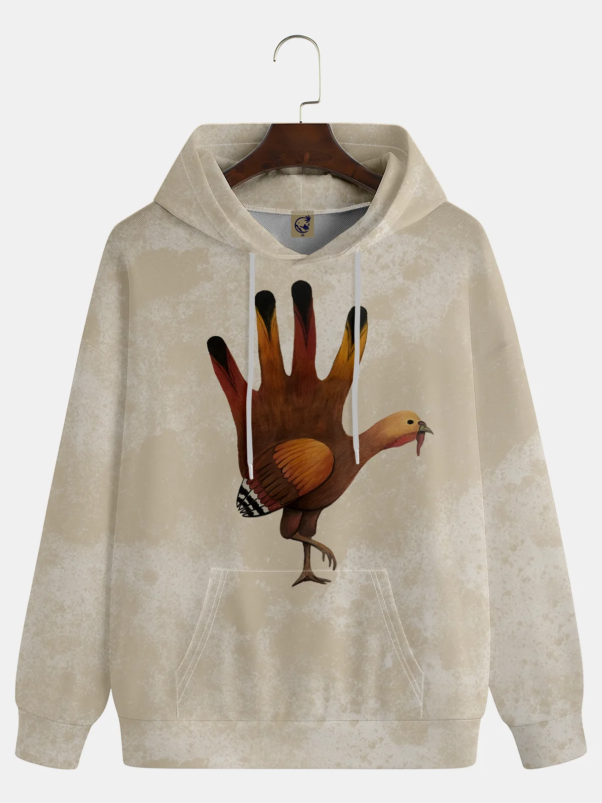 Thanksgiving Turkey Finger Hoodie Sweatshirt