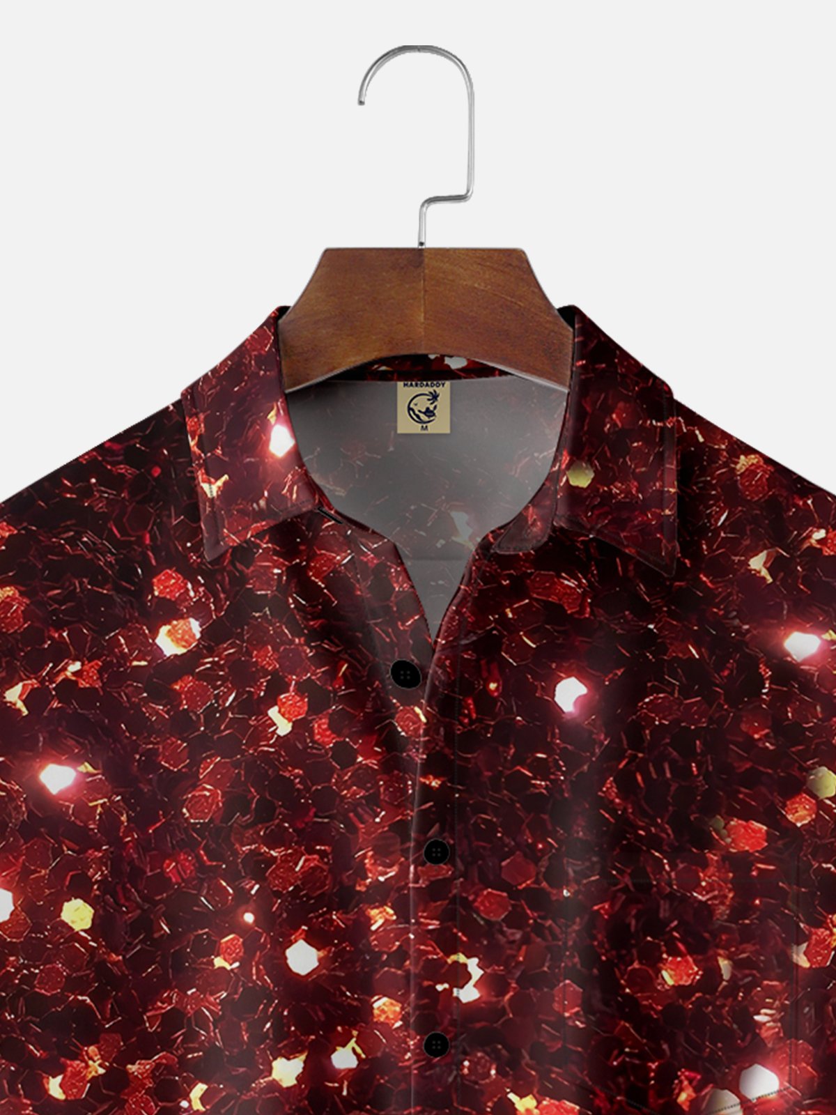 Moisture-wicking Party Shine Chest Pocket Hawaiian Shirt