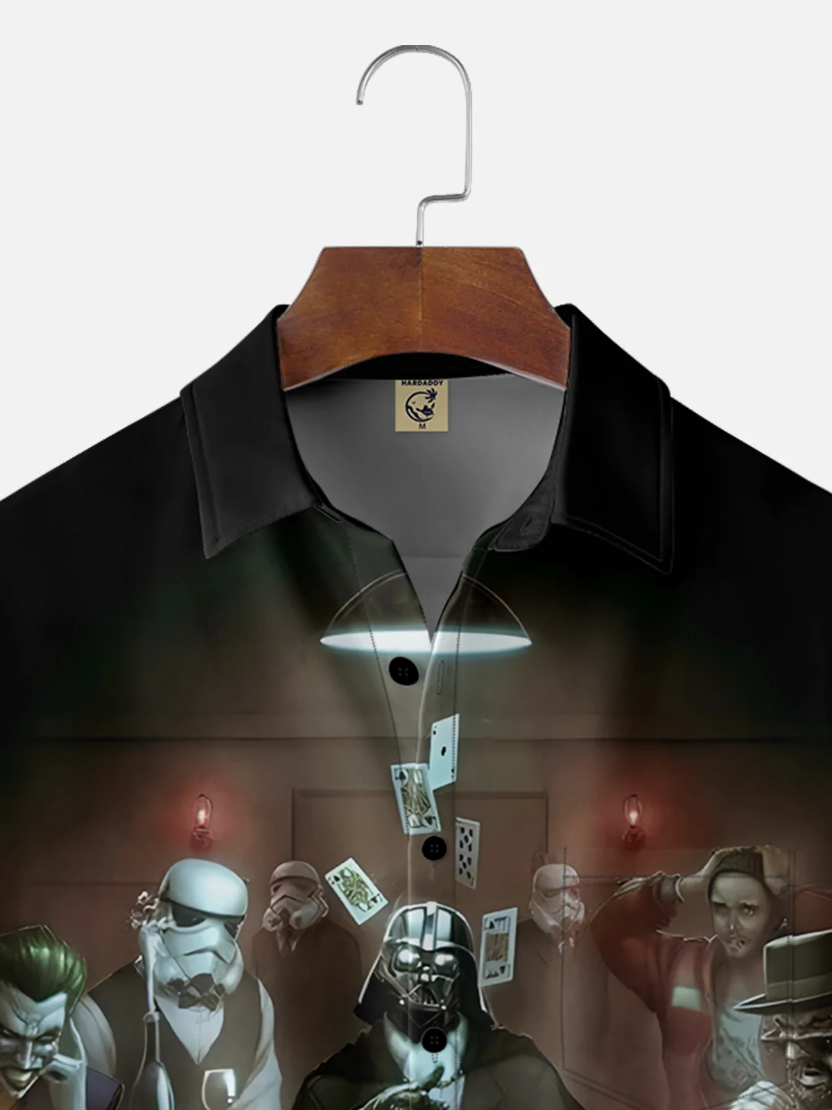 Moisture-wicking Star Wars Casino Poker Chest Pocket Casual Shirt