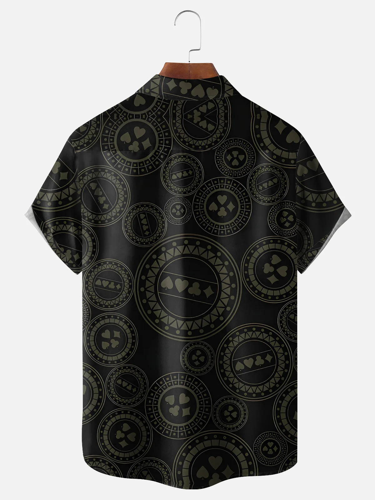 Moisture-wicking Star Wars Poker Chips Chest Pocket Casual Shirt