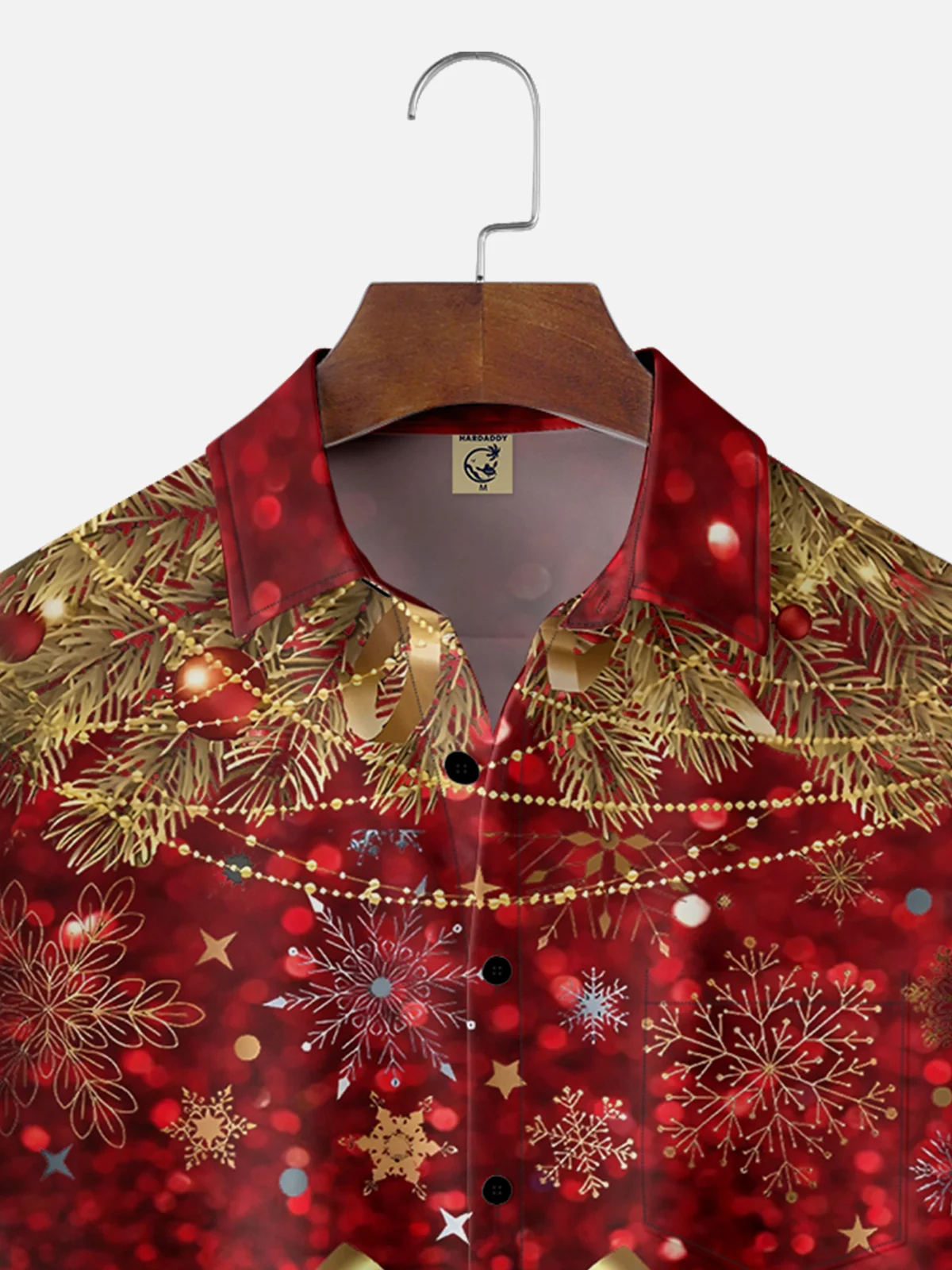 Moisture-wicking Christmas Gift Chest Pocket Hawaiian Shirt