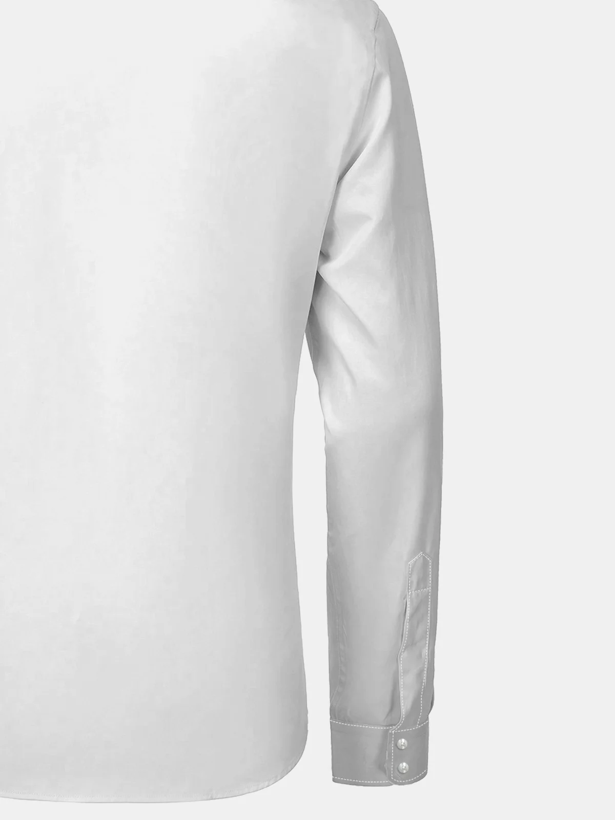 Moisture-wicking Solid Color Business Dress Shirt