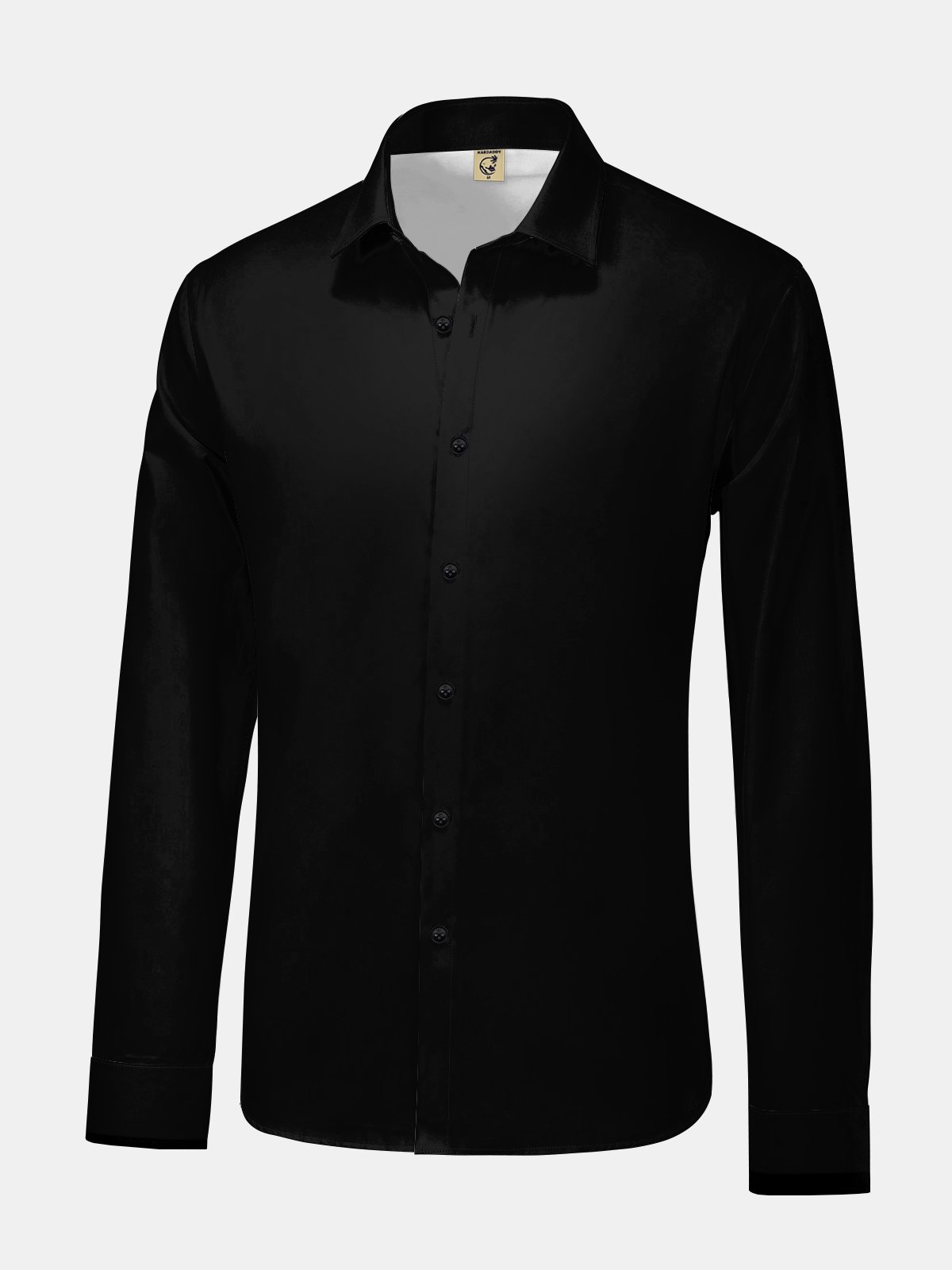 Moisture-wicking Solid Color Business Dress Shirt