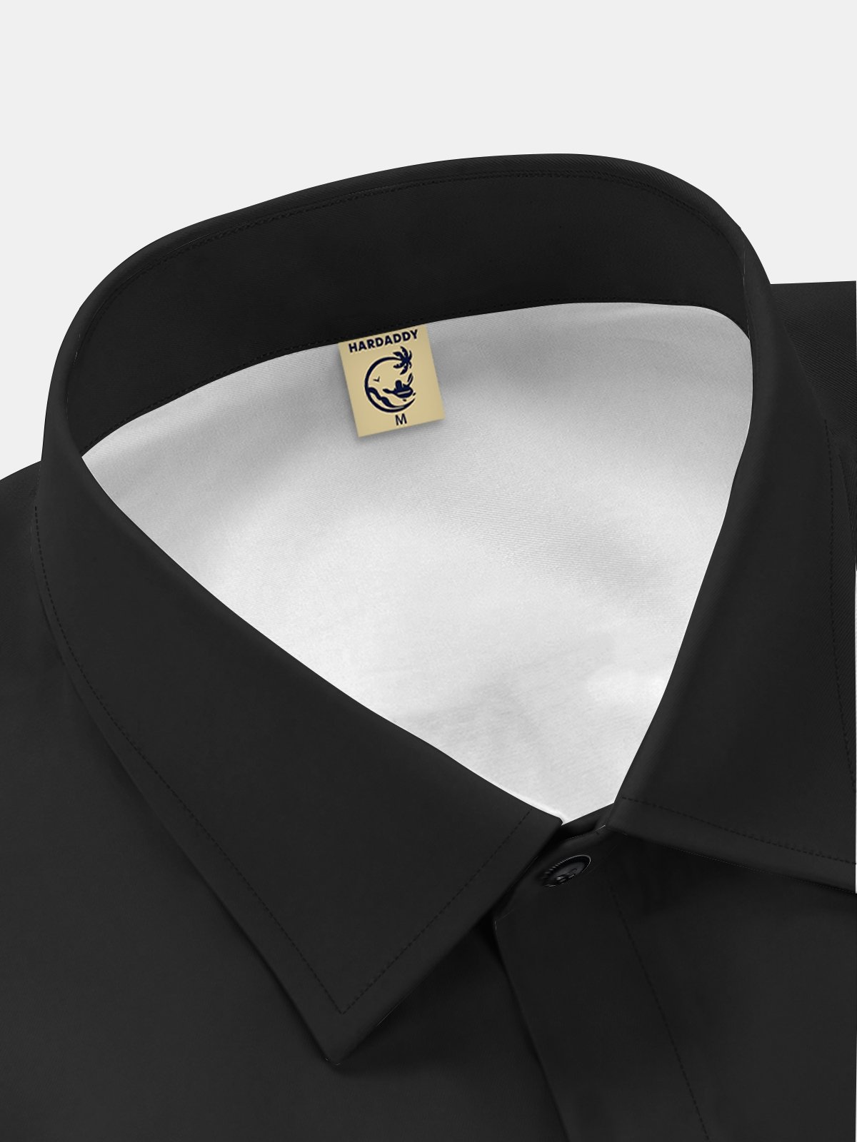 Moisture-wicking Solid Color Business Dress Shirt