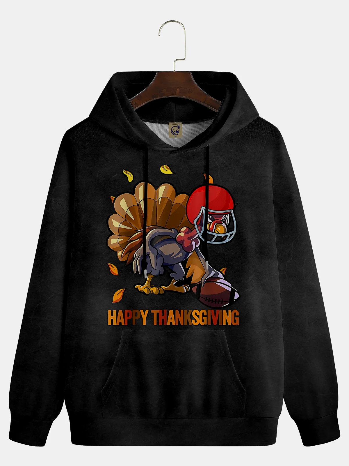 Thanksgiving Football Turkey Hoodie Sweatshirt