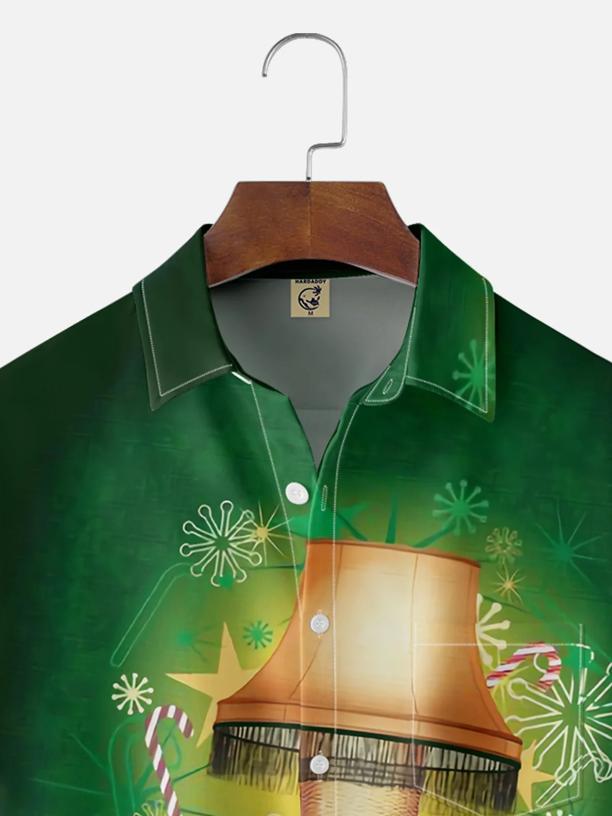 Moisture-wicking Christmas Major Award Leg Lamp Chest Pocket Casual Shirt