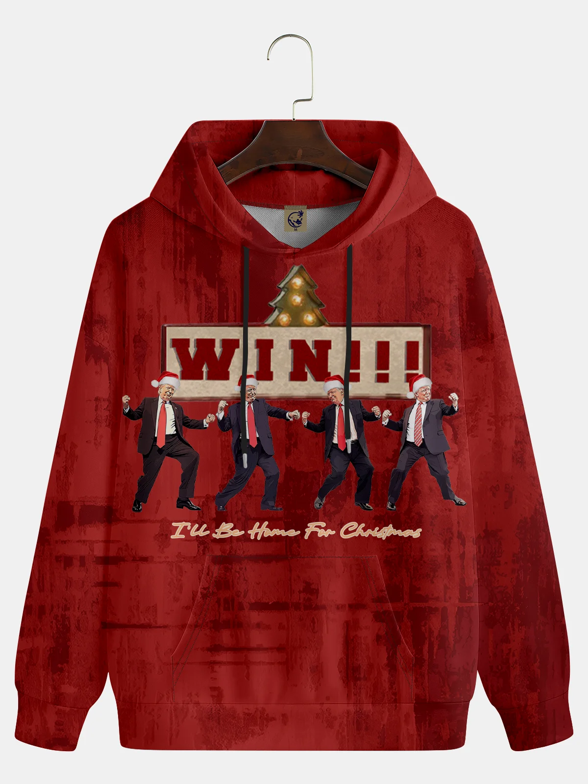 Trump Wins!! I'll Be Home For Christmas Hoodie Sweatshirt