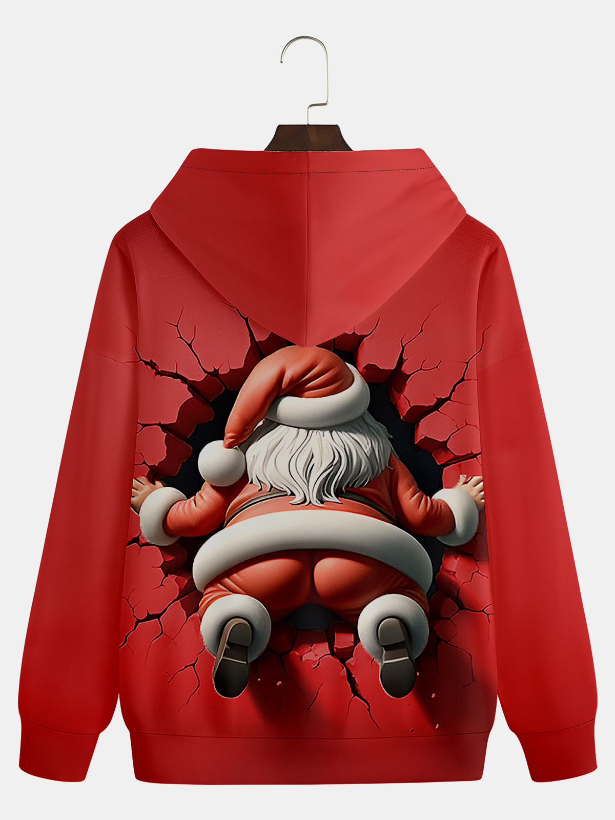 Christmas Funny Wall-Climbing Hoodie Sweatshirt