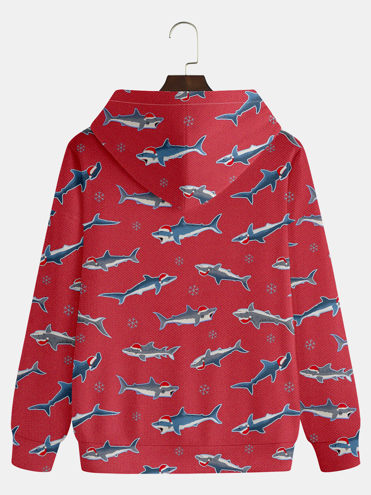 Christmas Shark Hoodie Sweatshirt