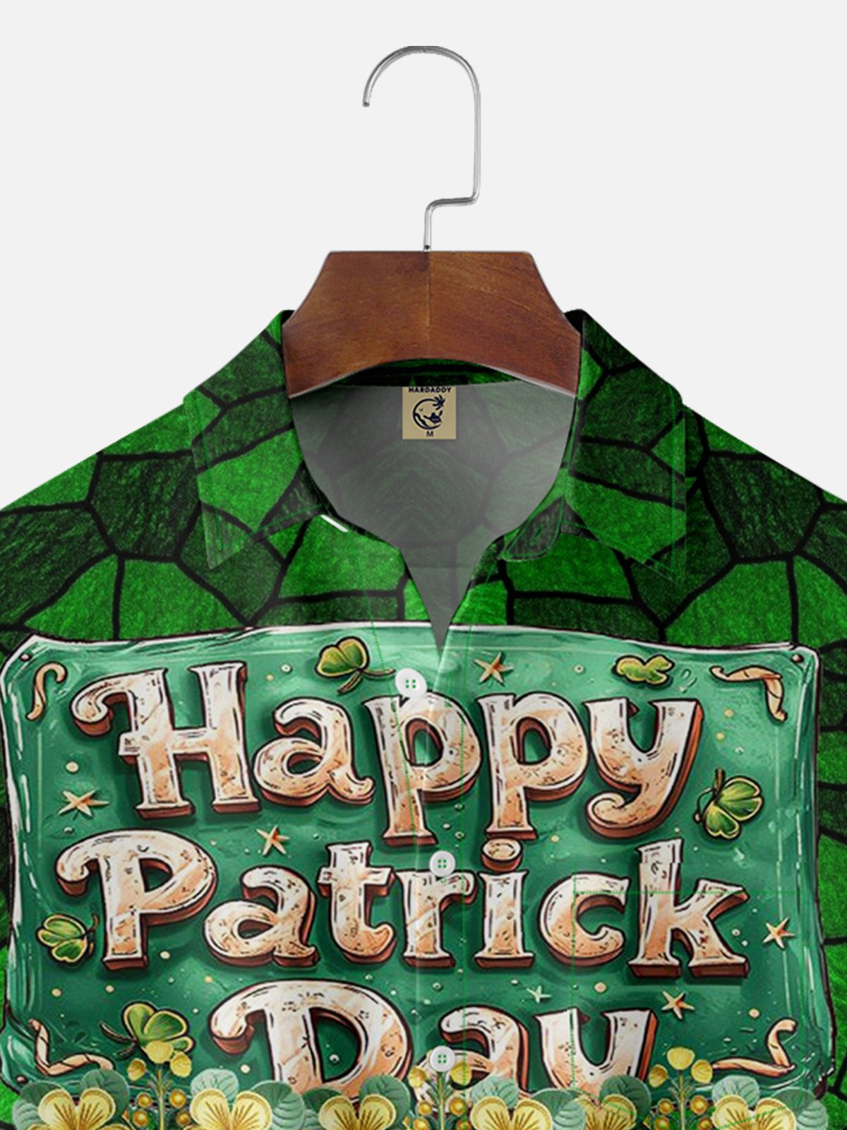 Moisture-wicking St. Patrick's Day Gnome Chest Pocket Casual Shirt