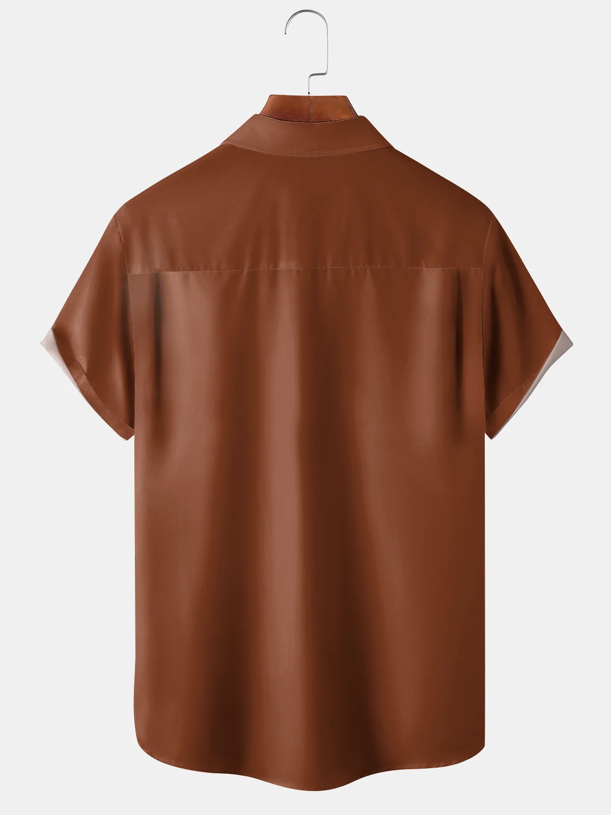 Moisture-wicking Thanksgiving Day Gobble Chest Pocket Bowling Shirt