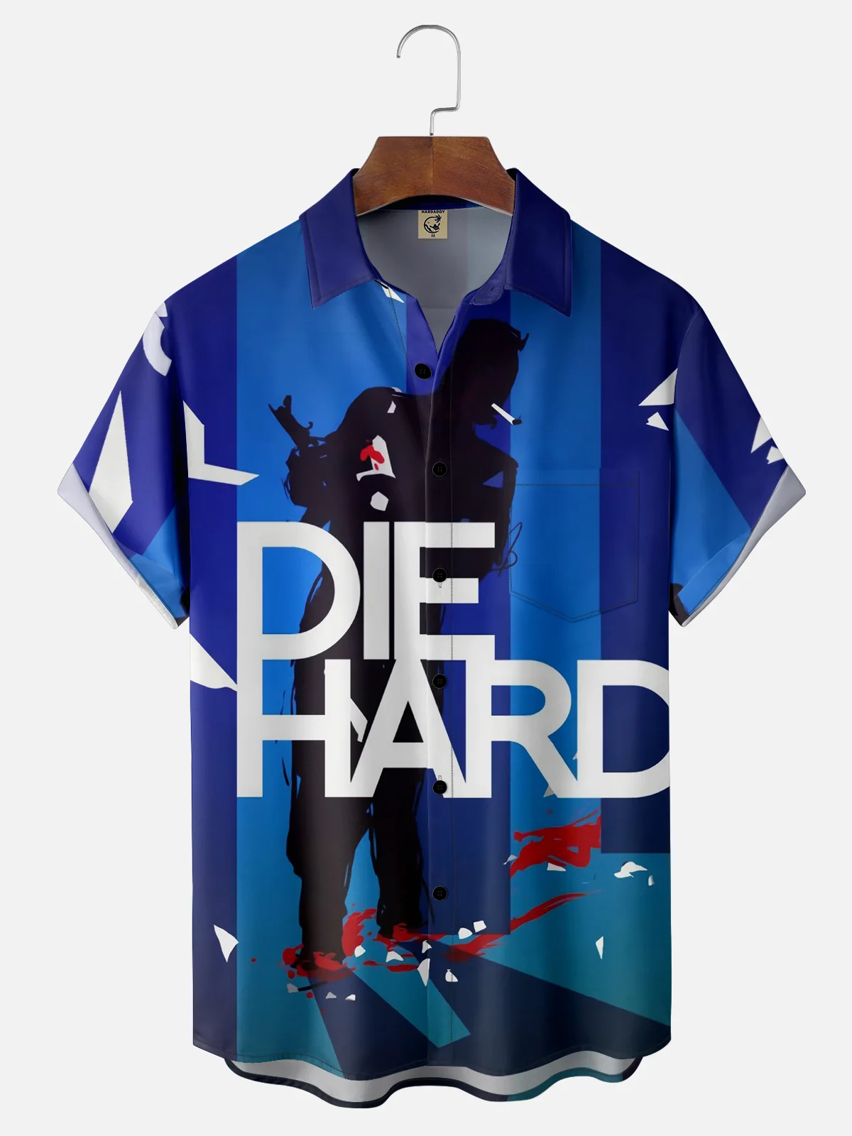 Moisture-wicking Die Hard Chest Pocket Casual Shirt