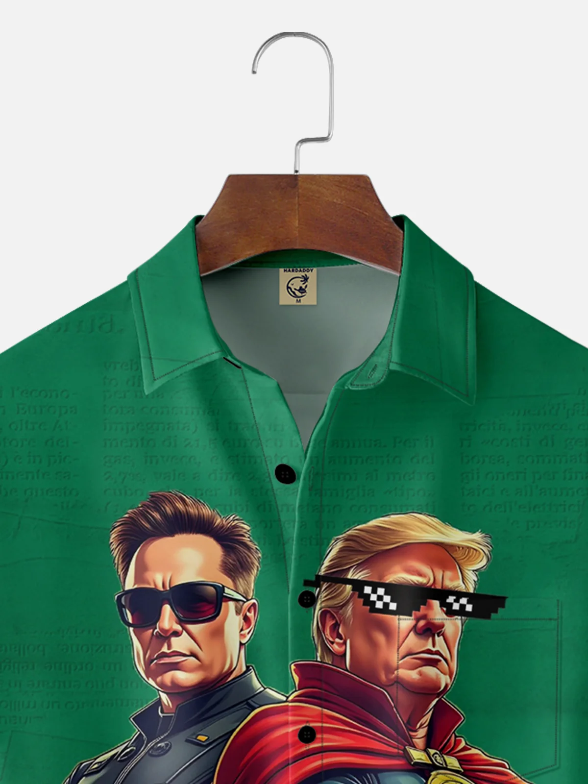 Moisture-wicking Trump Doge Chest Pocket Casual Shirt