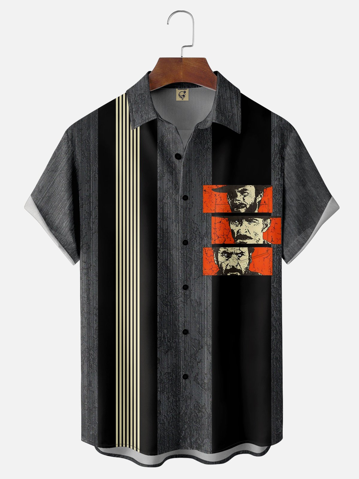 Moisture-wicking Classic The Bad And The Ugly Chest Pocket Bowling Shirt