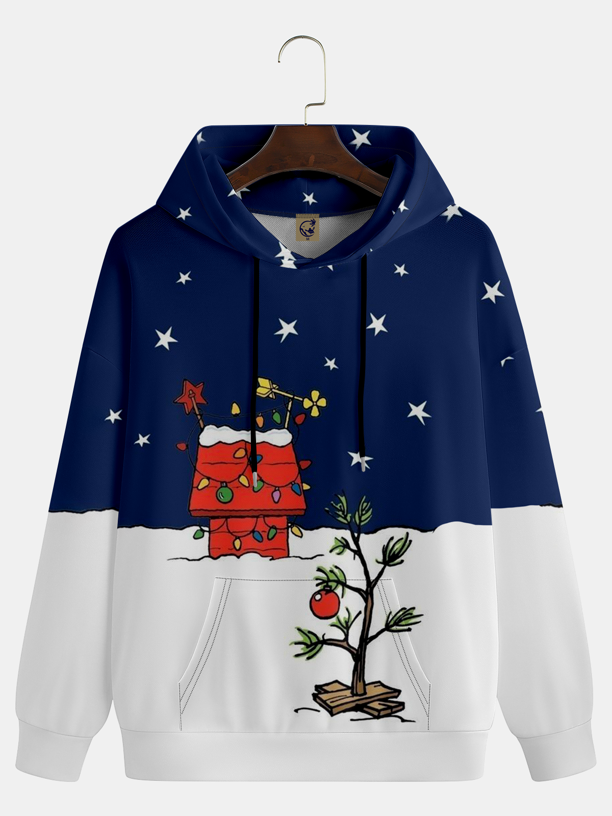 Christmas Charlie Red Doghouse Hoodie Sweatshirt