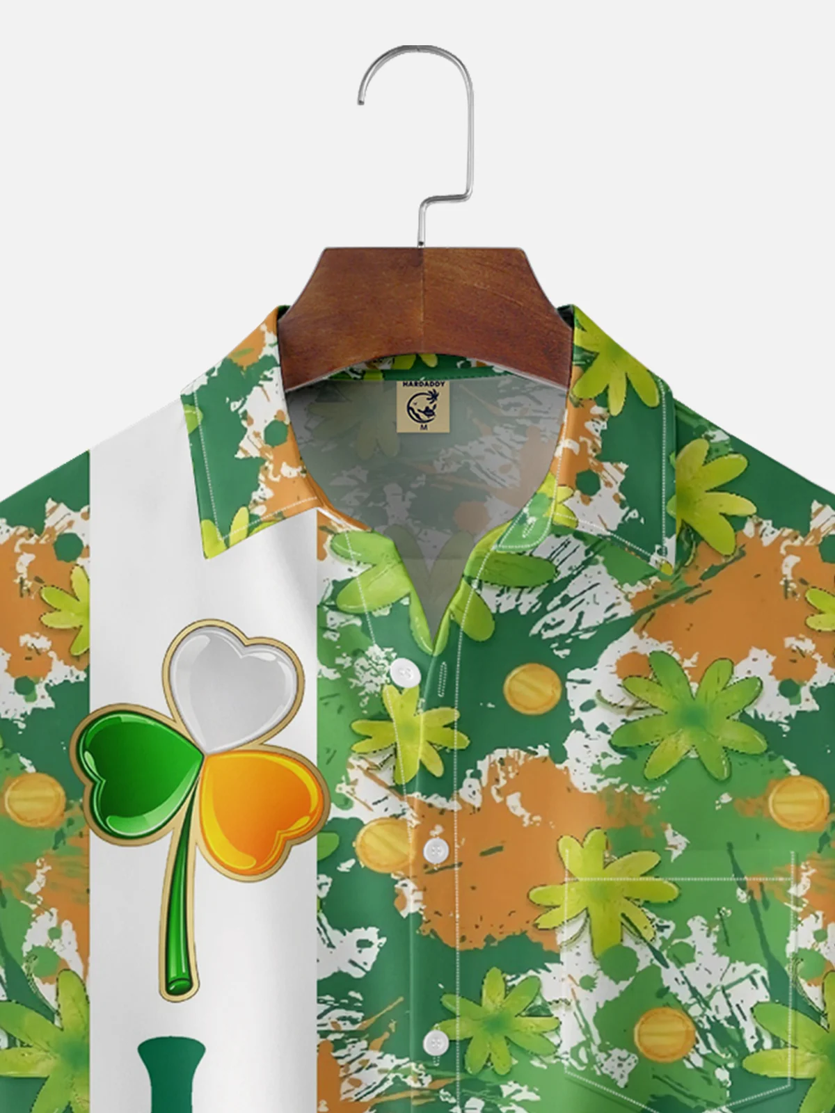 Moisture Wicking St. Patrick's Day Chest Pocket Casual Shirt