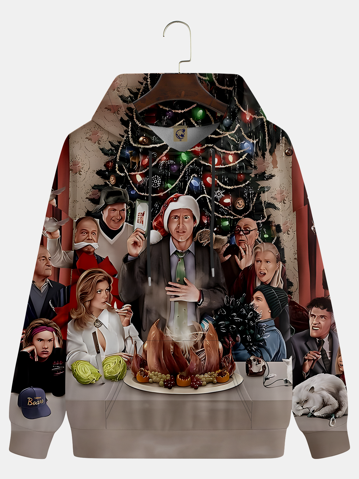 Christmas Art Dinner GRISWOLD Hoodie Sweatshirt