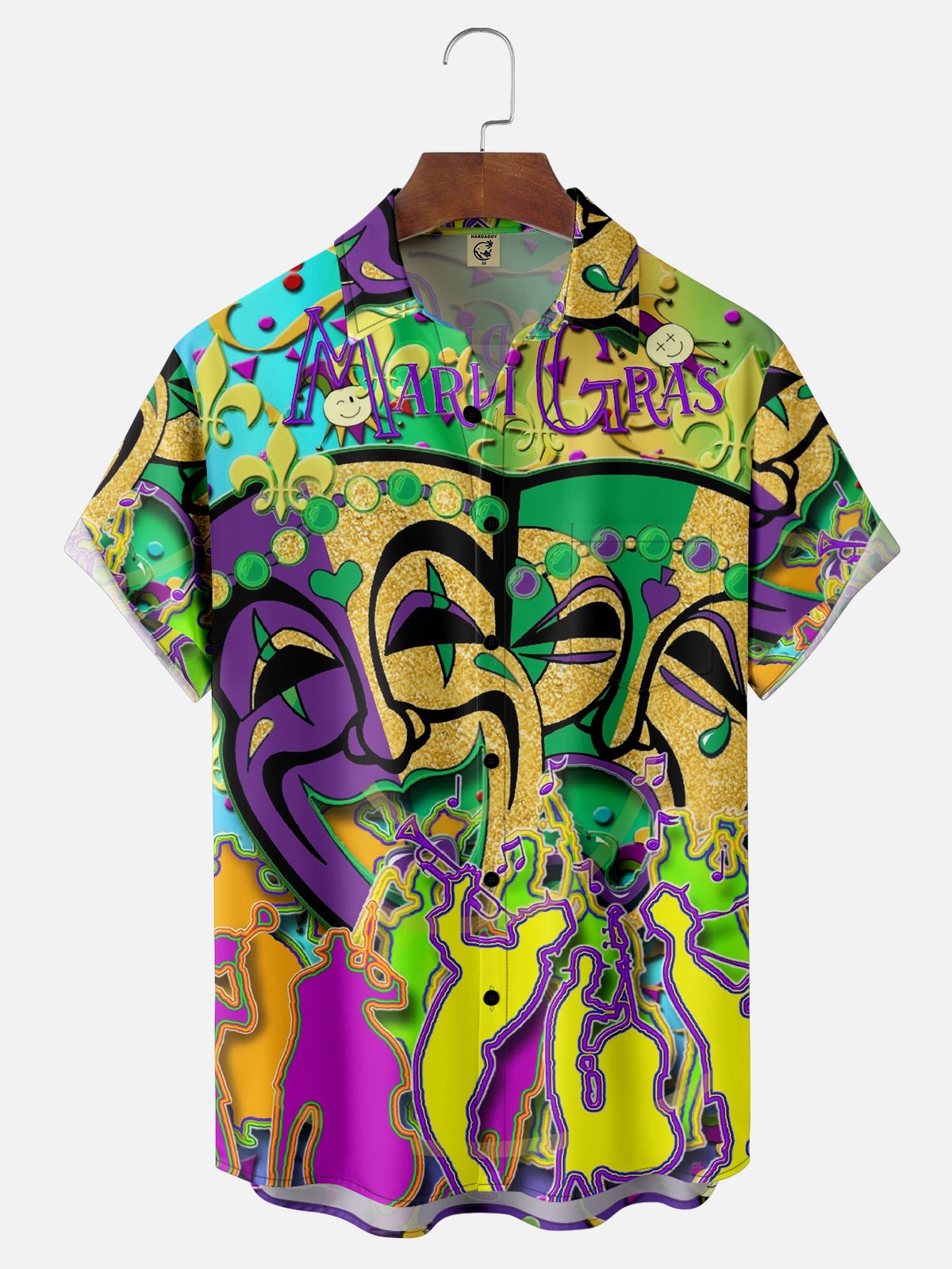 Carnival Short Sleeve Shirt with Breast Pocket