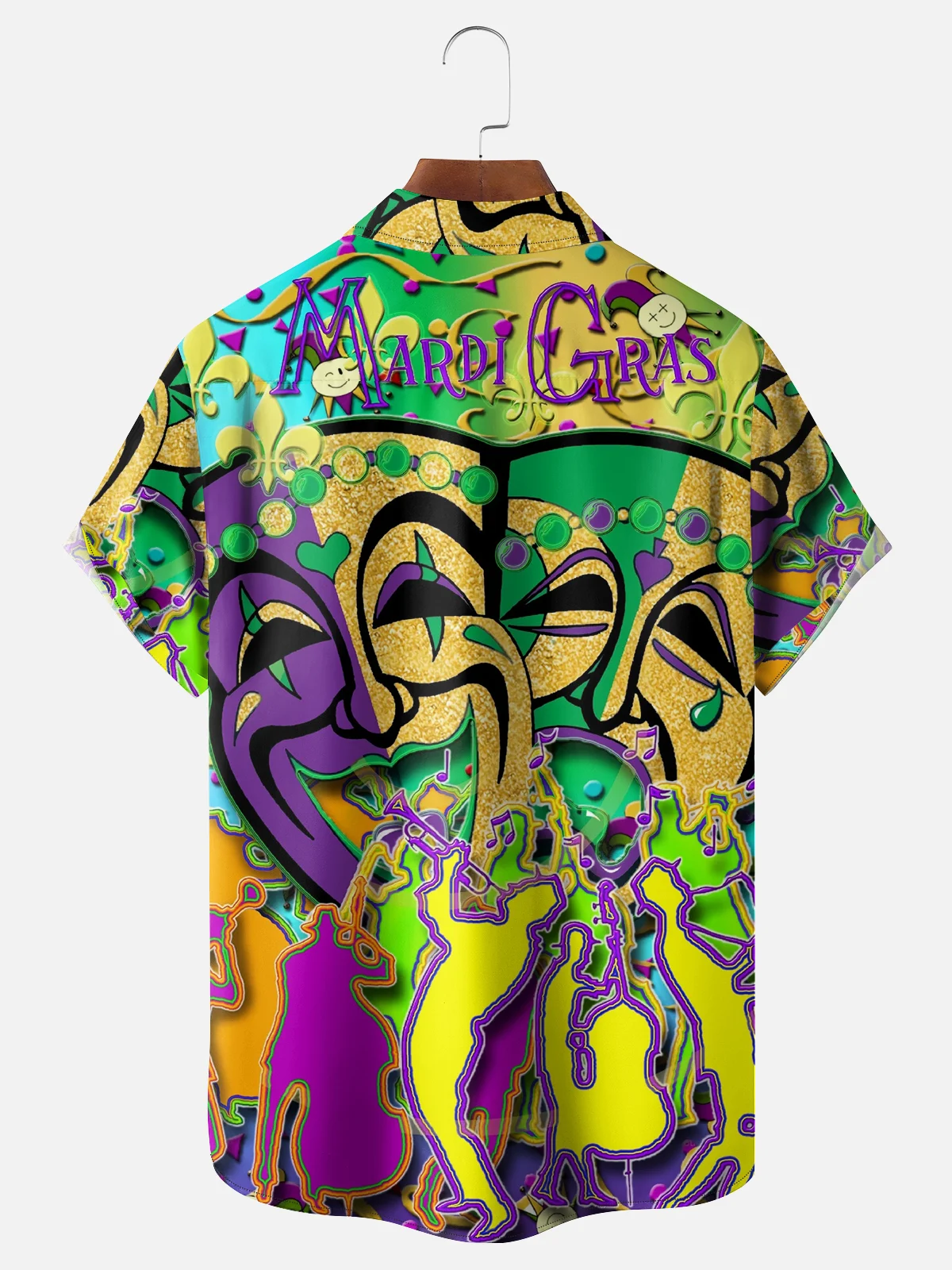 Carnival Short Sleeve Shirt with Breast Pocket