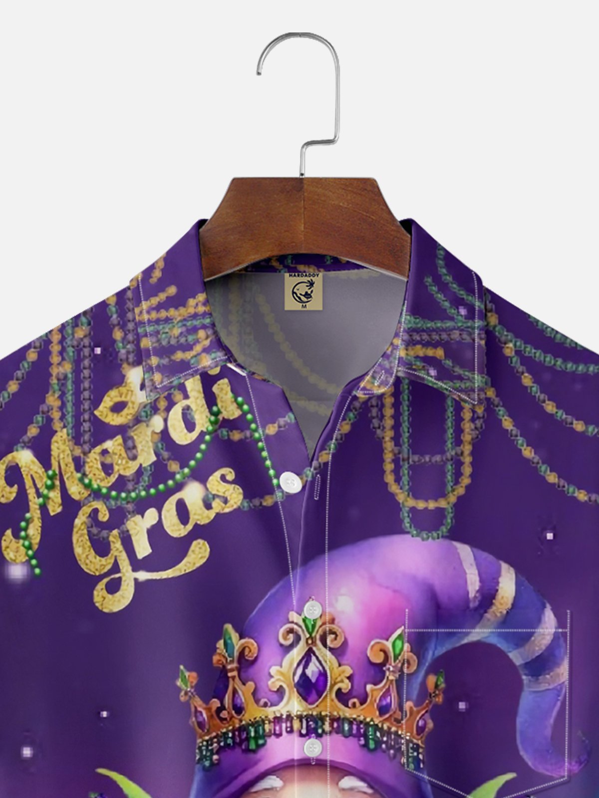 Moisture-wicking Mardi Gras Carnival Gnomes Chest Pocket Casual Shirt