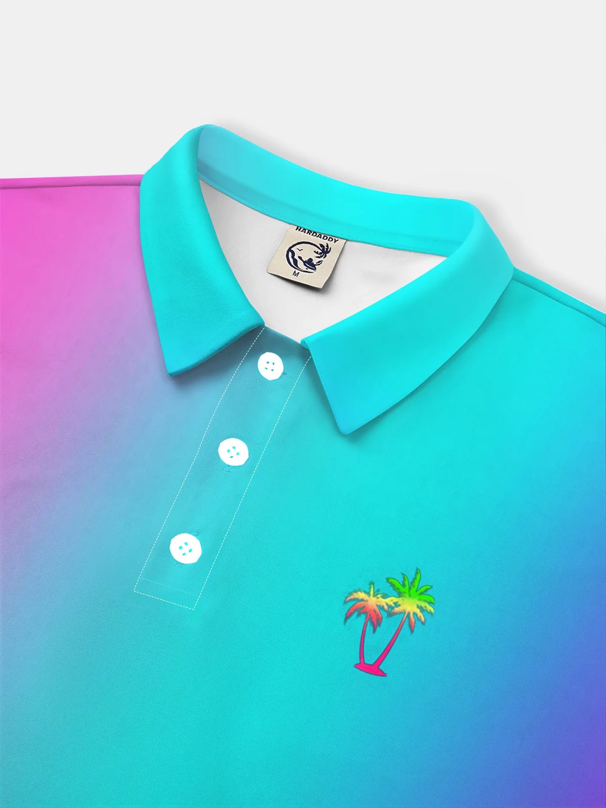 Hardaddy Moisture-wicking Golf Polo Ombre Coconut Tree