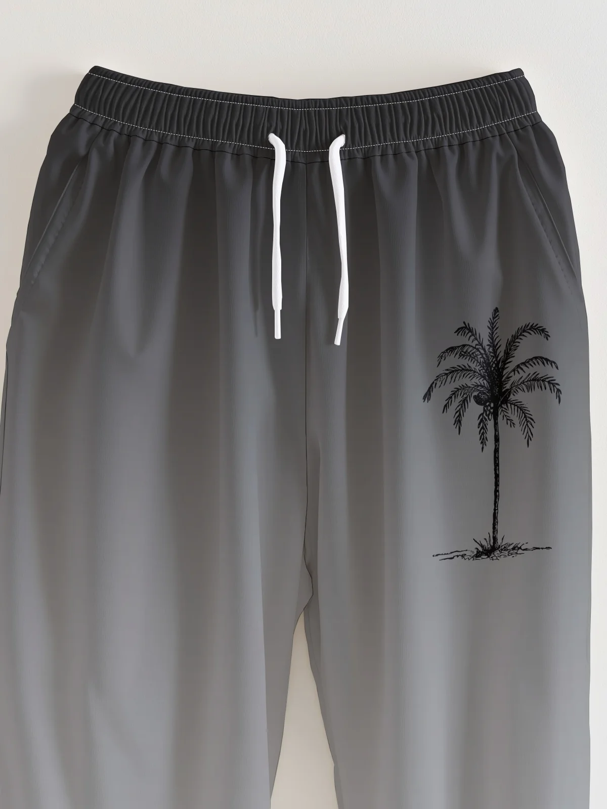 Moisture Wicking Gradient Coconut Tree Casual Pants