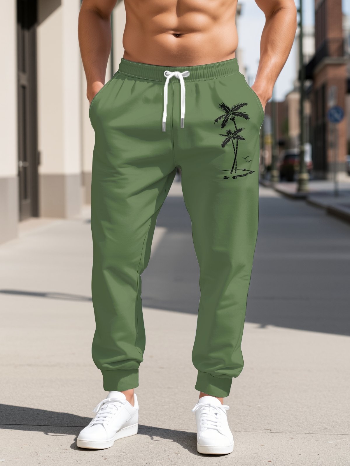 Moisture Wicking Coconut Casual Pants