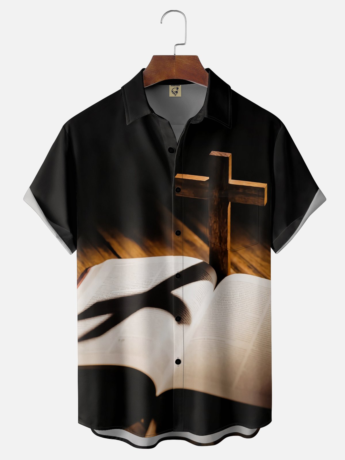 Moisture-wicking Easter Good Friday Jesus Cross Bible Casual Shirt