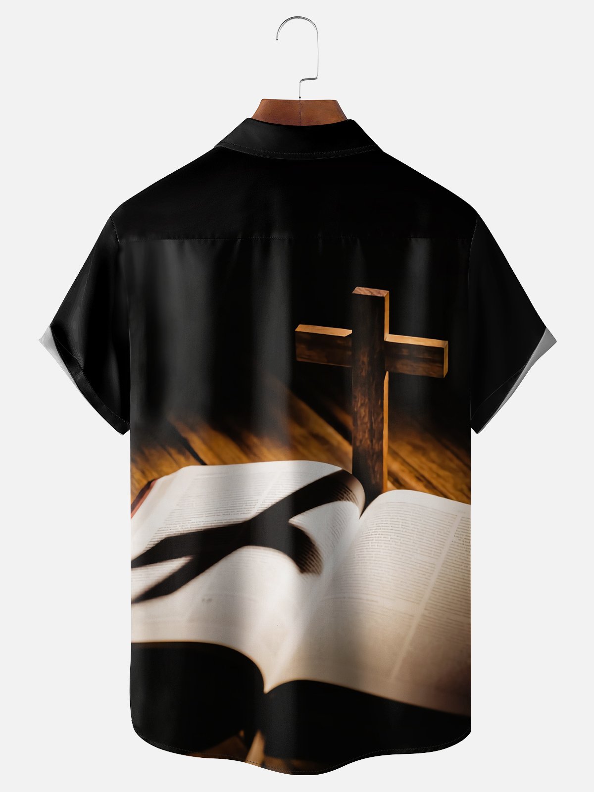 Moisture-wicking Easter Good Friday Jesus Cross Bible Casual Shirt