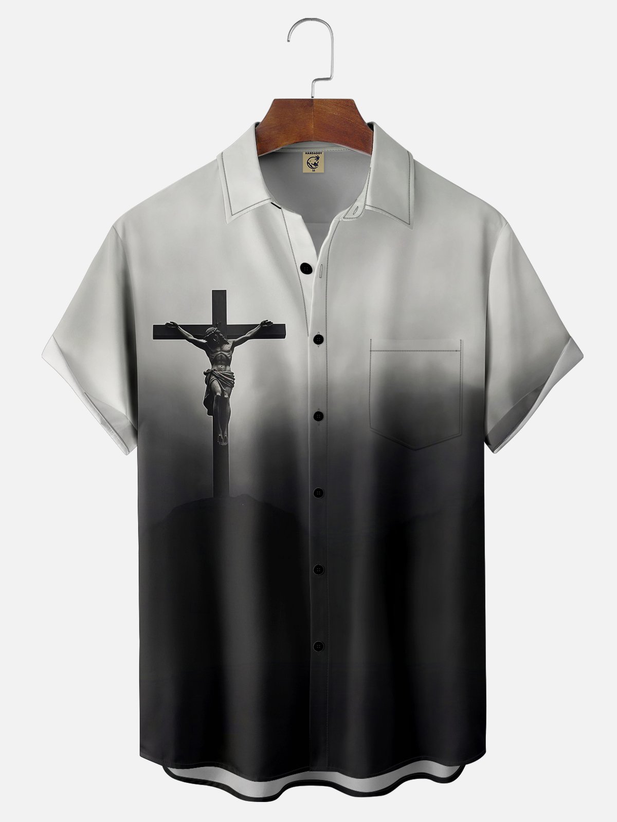 Moisture-wicking Easter Good Friday Jesus Cross Casual Shirt